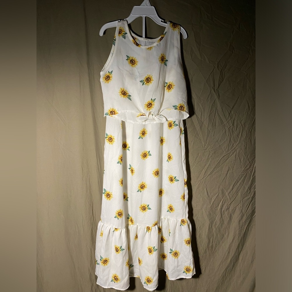 Heart and Arrow 2 pcs Sunflower Top and Skirt